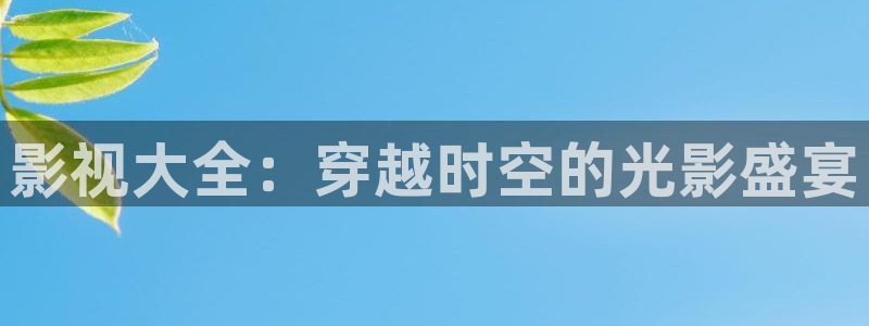 精品69视频：影视大全：穿越时空的光影盛宴